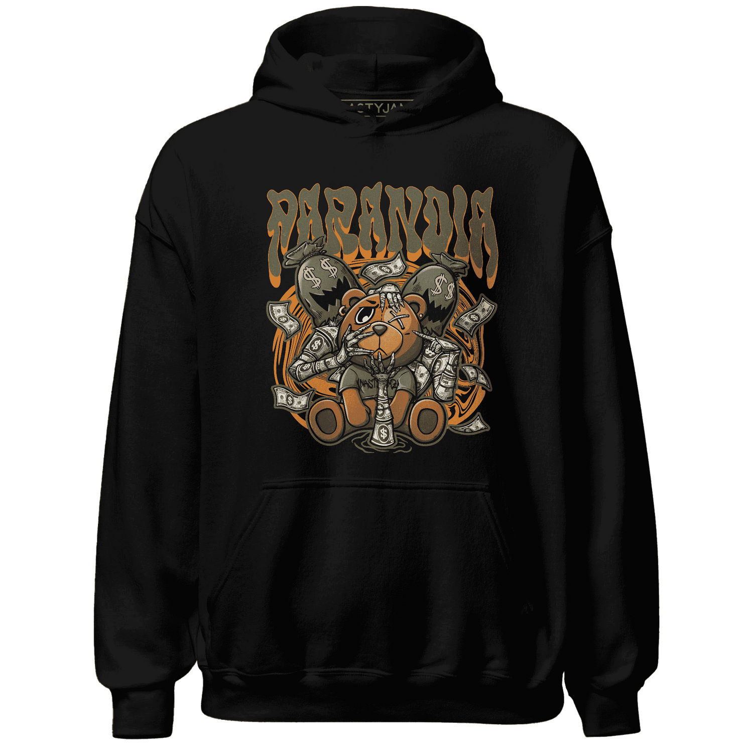 Jordan 5 Olive Hoodie Match Paranoia Money BER - NastyJamz