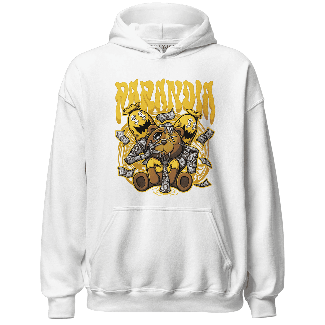 Jordan 6 Yellow Ochre Hoodie Match Paranoia Money BER - NastyJamz