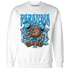 Powder Blue 9s Sweatshirt Match Paranoia Money BER - NastyJamz