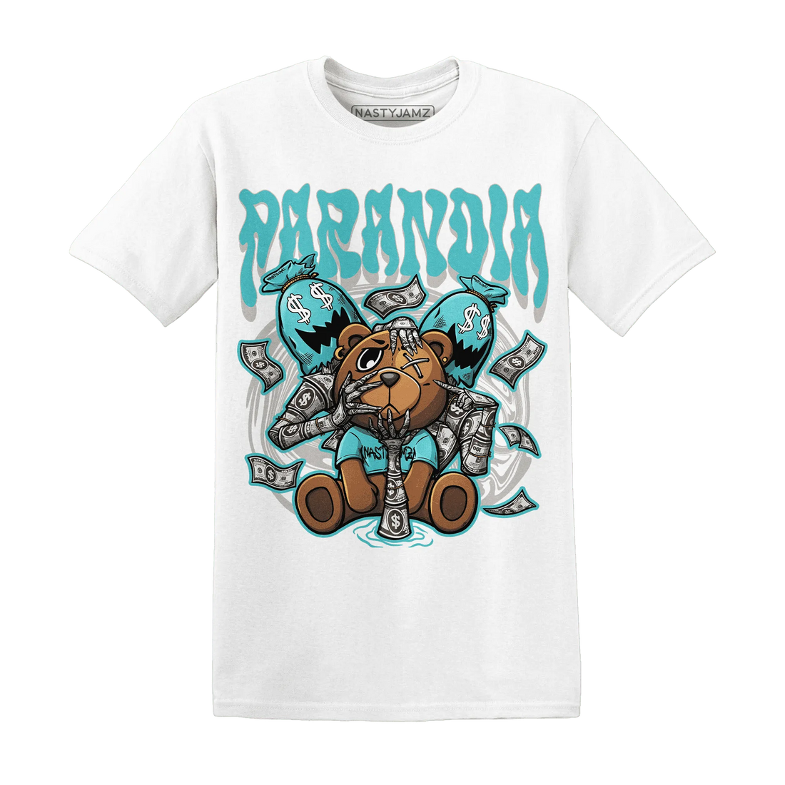 NastyJamz-NBL-Cyan-Burst-9060-T-Shirt-Match-Paranoia-Money-BER