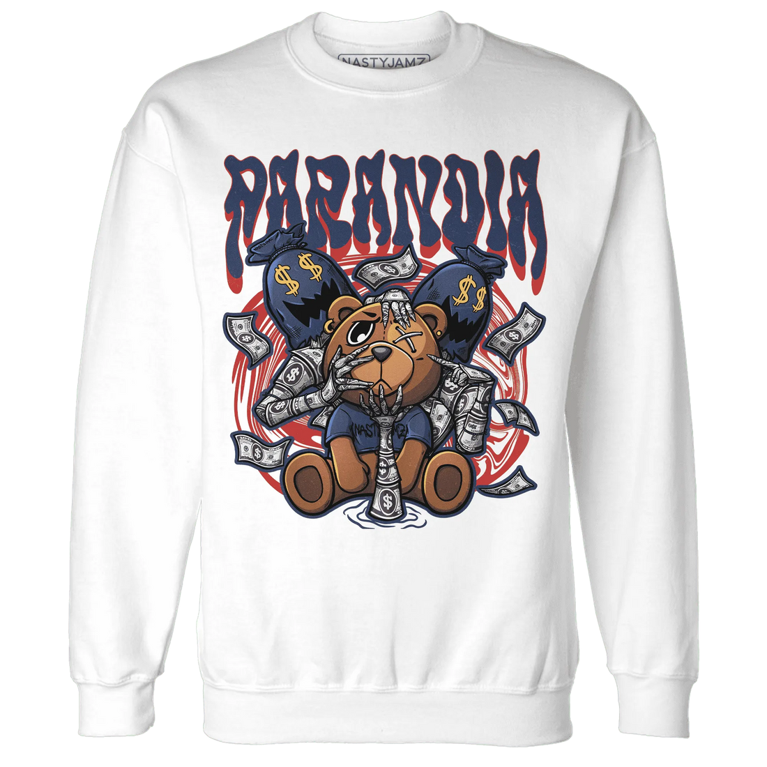VaporMax-Air-Plus-Midnight-Navy-Gold-Black-NastyJamz-Sweatshirt-Match-Paranoia-Money-BER