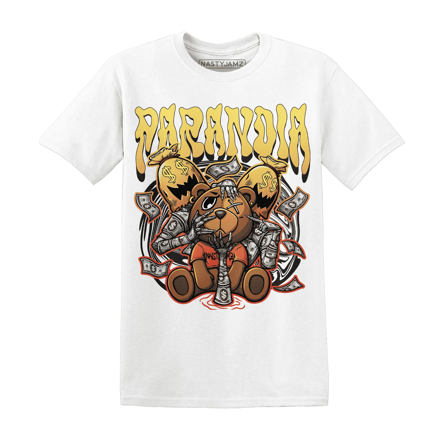 NastyJamz-VaporMax-Crimson-Total-Orange-Plus-T-Shirt-Match-Paranoia-Money-BER