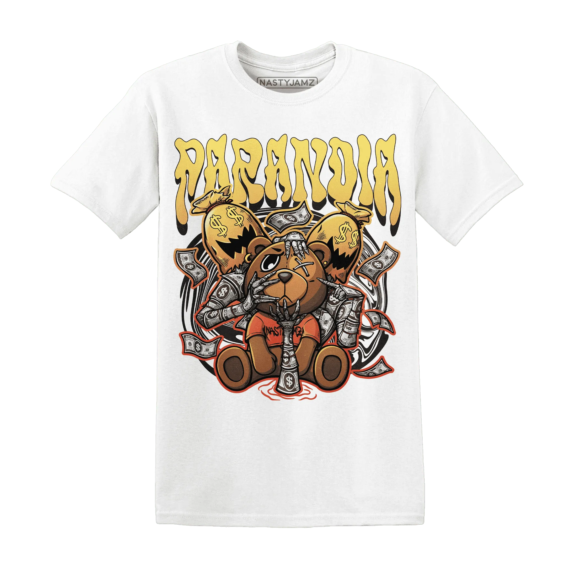 NastyJamz-VaporMax-Crimson-Total-Orange-Plus-T-Shirt-Match-Paranoia-Money-BER