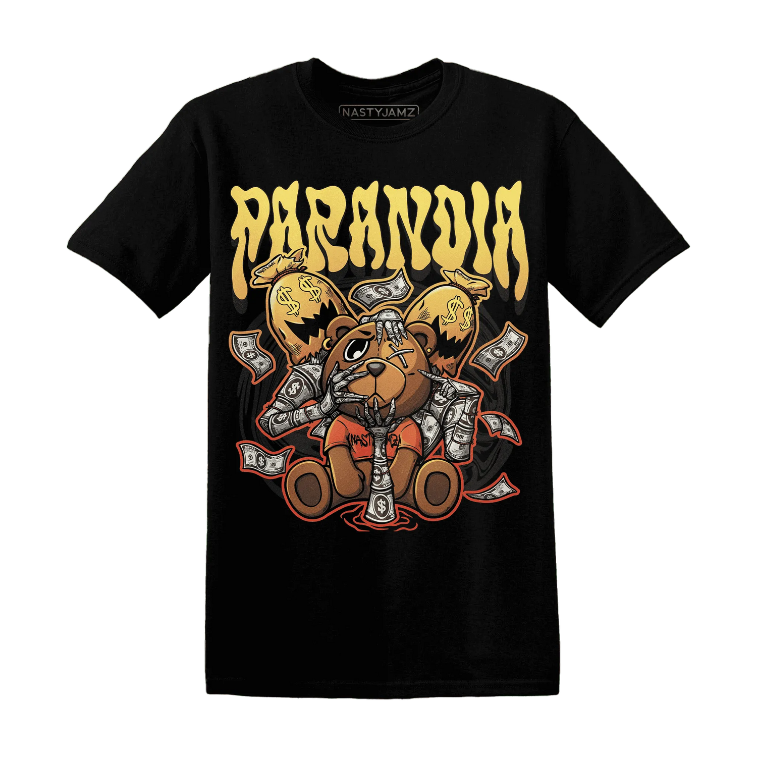 NastyJamz-VaporMax-Crimson-Total-Orange-Plus-T-Shirt-Match-Paranoia-Money-BER