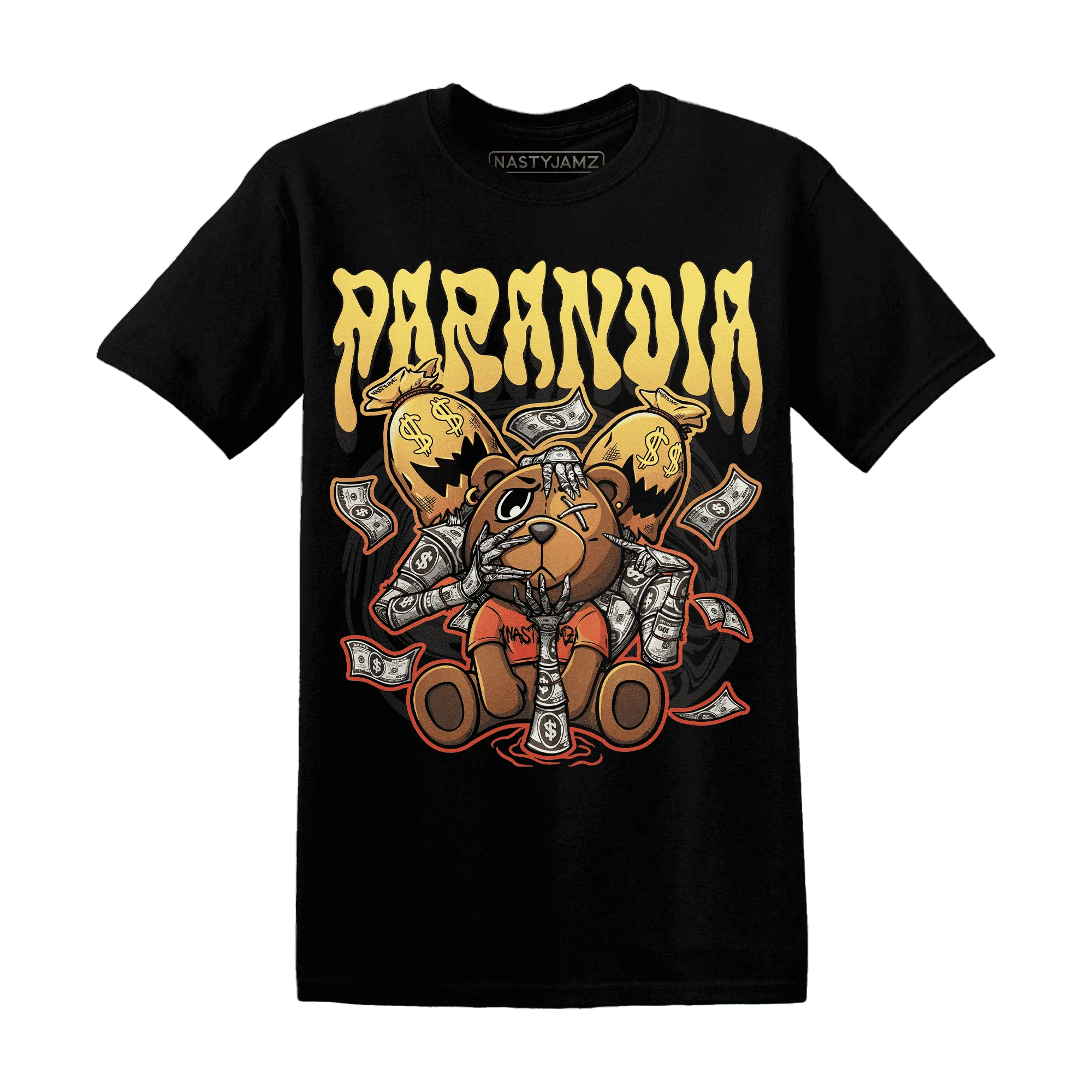 NastyJamz-VaporMax-Crimson-Total-Orange-Plus-T-Shirt-Match-Paranoia-Money-BER