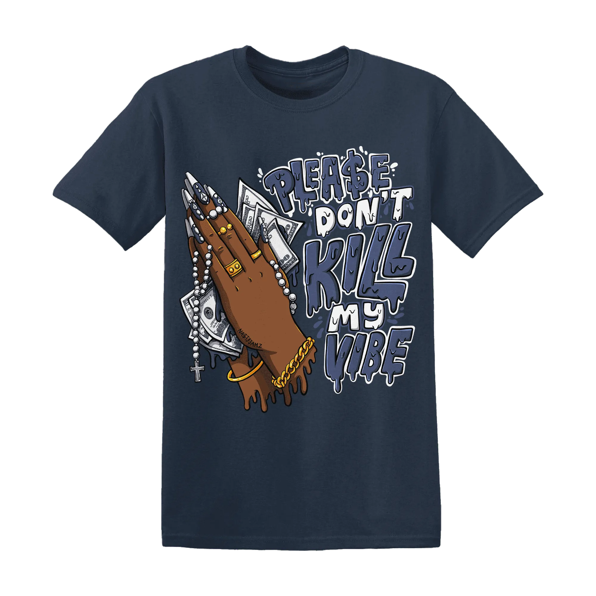 Low-Diffused-Blue-11s-T-Shirt-Match-Please-Don&