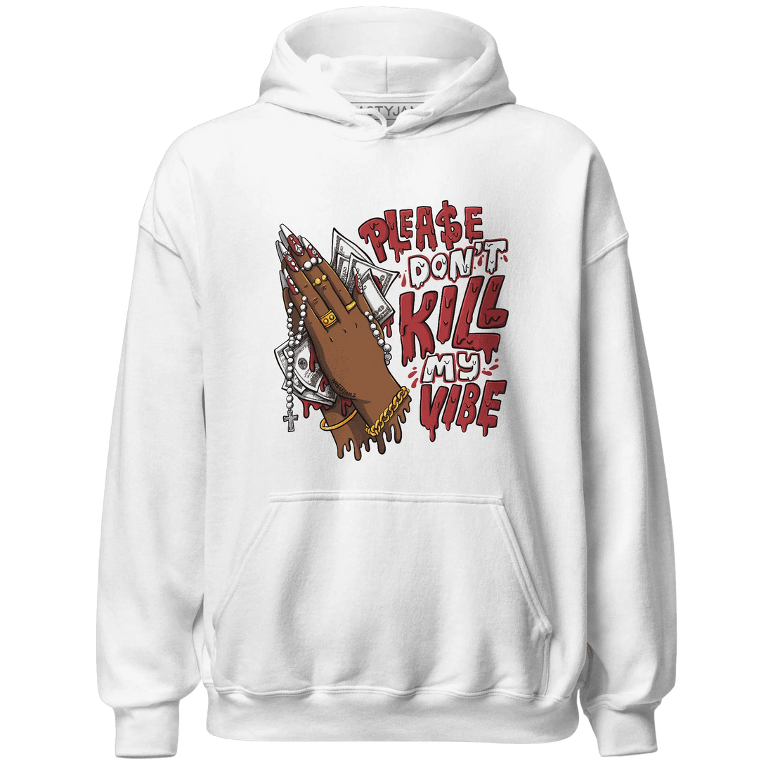 Black-Toe-Reimagined-Red-White-1s-Hoodie-Match-Please-Don&