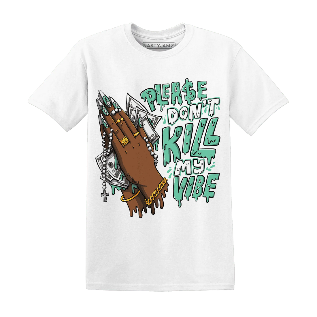 NastyJamz-High-OG-Green-Glow-1s-T-Shirt-Match-Please-Don&