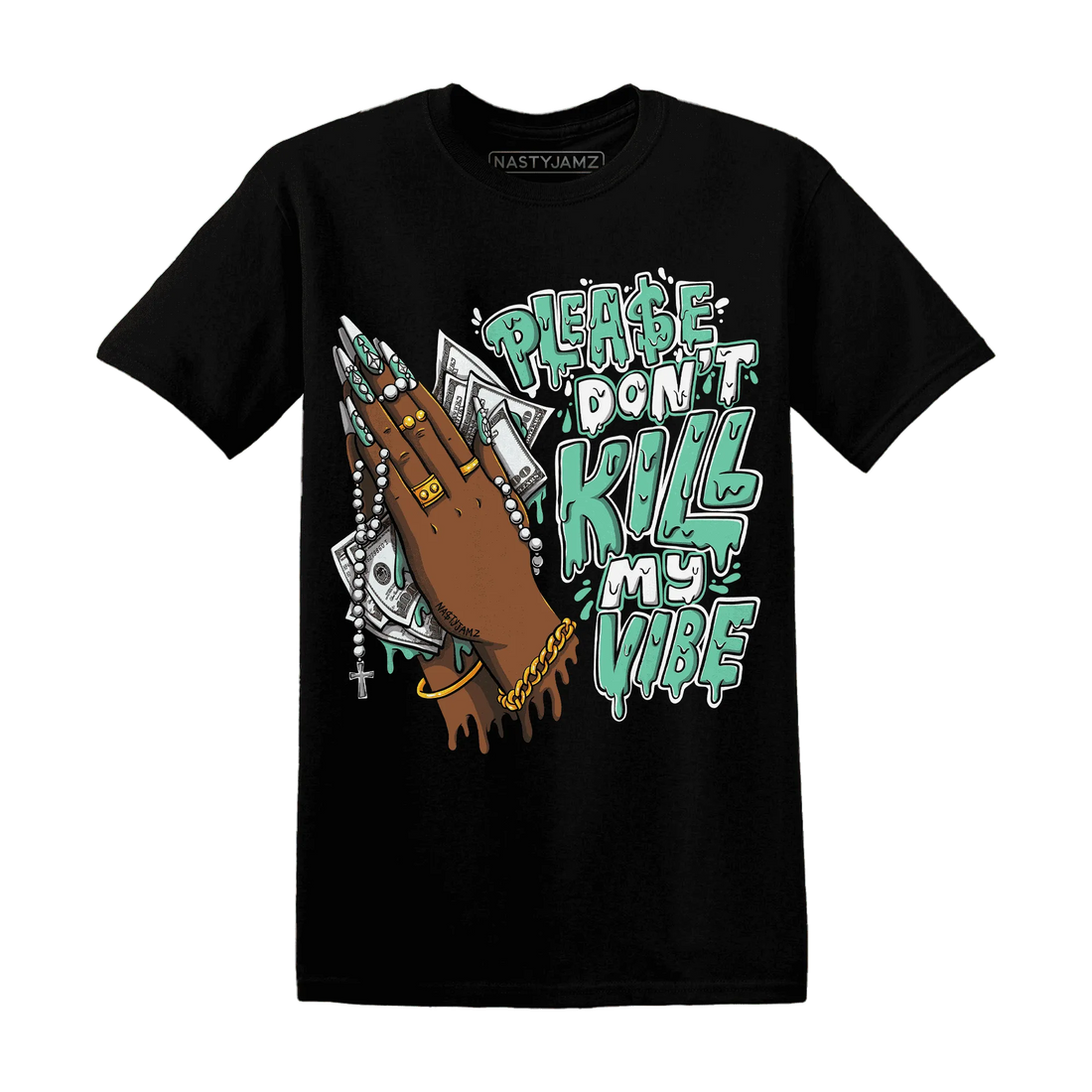 NastyJamz-High-OG-Green-Glow-1s-T-Shirt-Match-Please-Don&