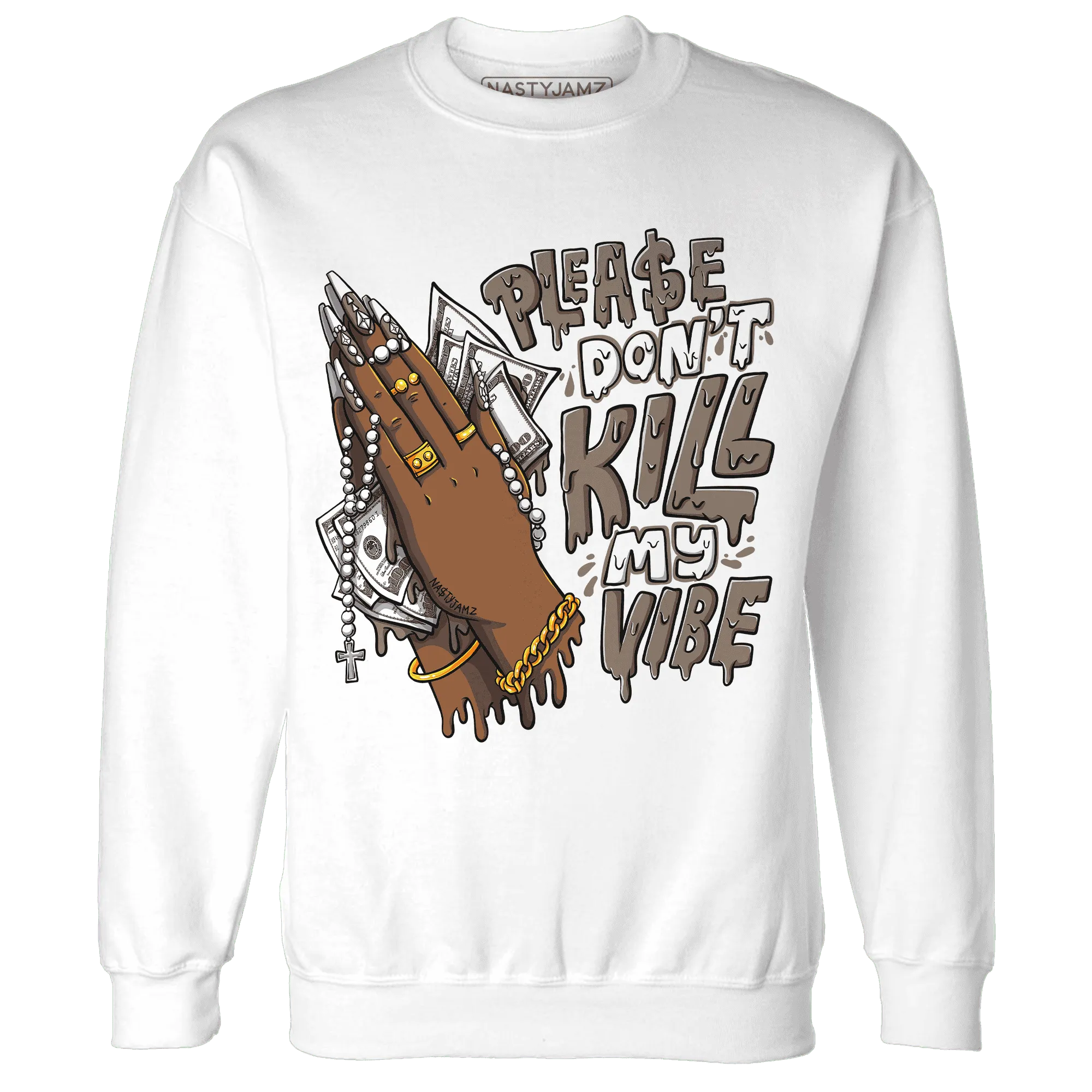 NastyJamz-Low-Mocha-1s-Sweatshirt-Match-Please-Don&