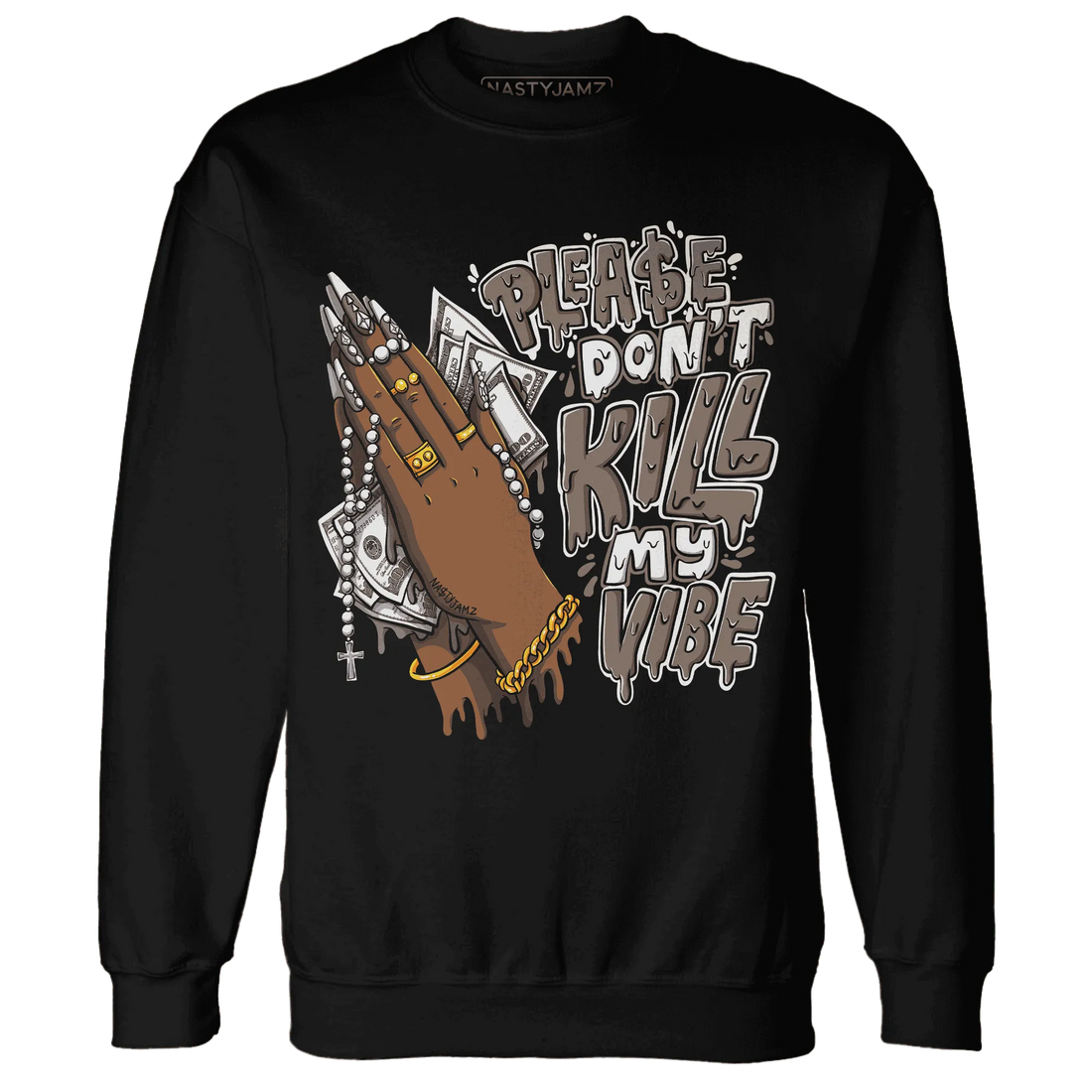 NastyJamz-Low-Mocha-1s-Sweatshirt-Match-Please-Don&