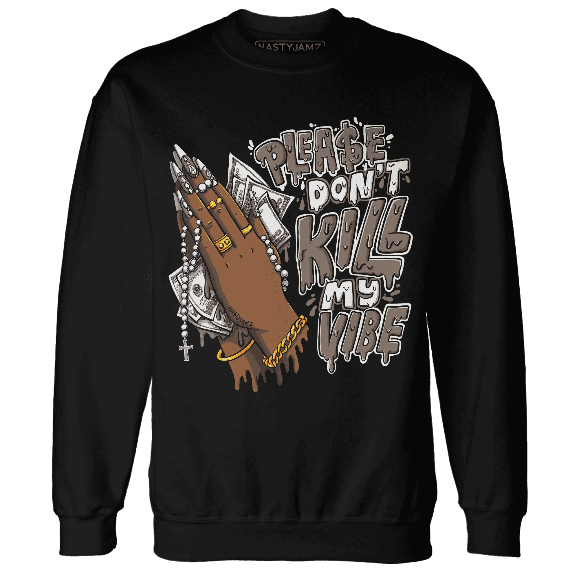 NastyJamz-Low-Mocha-1s-Sweatshirt-Match-Please-Don&