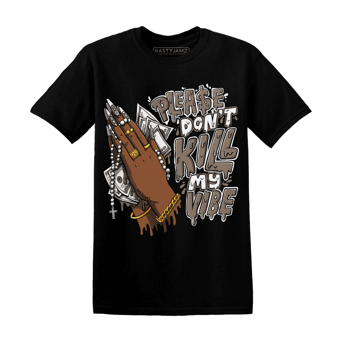 NastyJamz-Low-Mocha-1s-T-Shirt-Match-Please-Don&