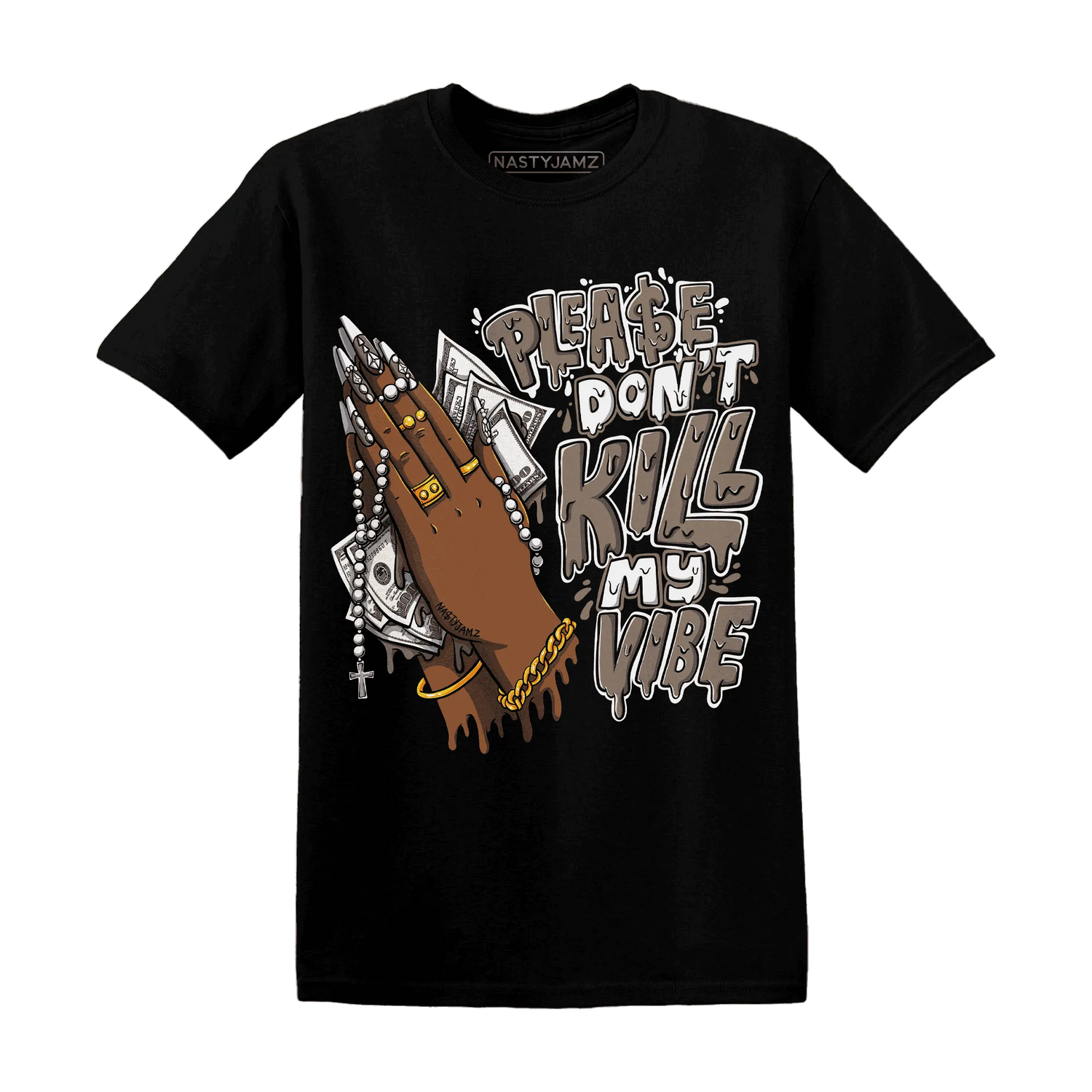 NastyJamz-Low-Mocha-1s-T-Shirt-Match-Please-Don&