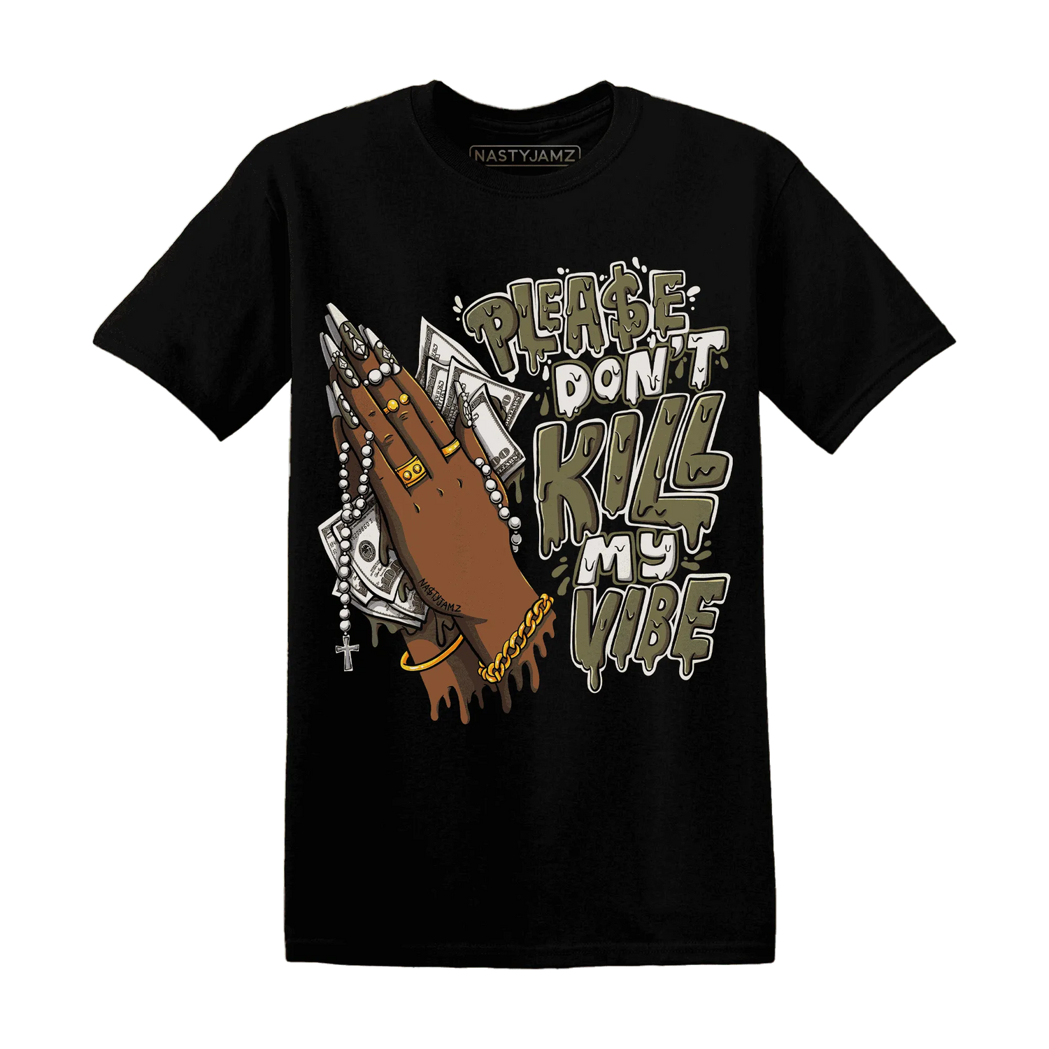 NastyJamz-Medium-Olive-1s-T-Shirt-Match-Please-Don&