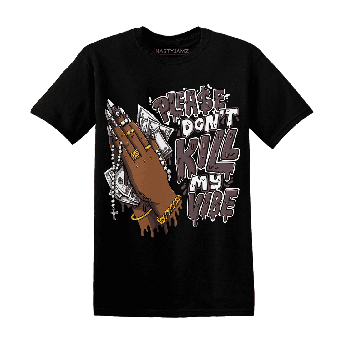 NastyJamz-Burgundy-Crush-3s-T-Shirt-Match-Please-Don&