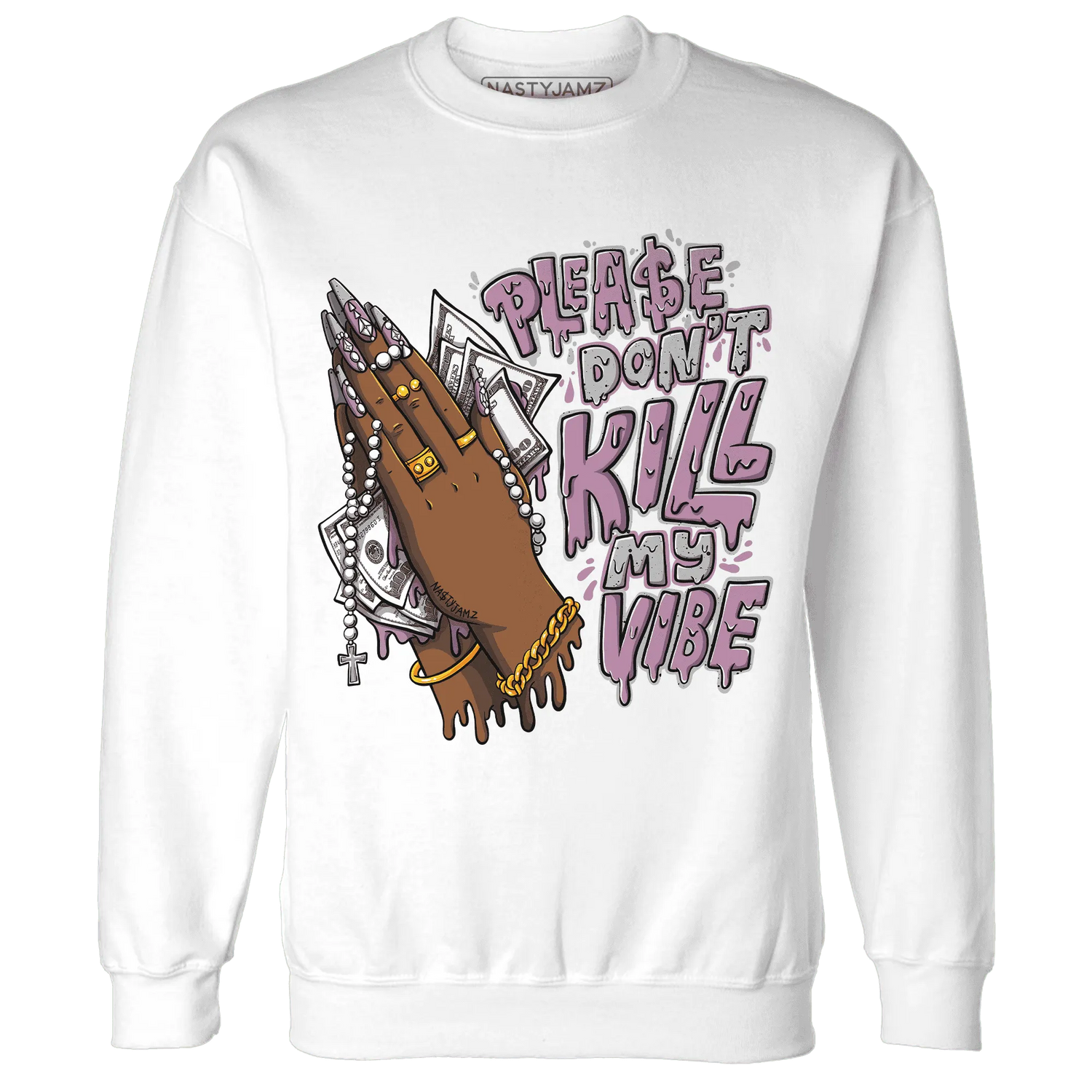 Orchid-Neutral-Grey-Black-White-4s-Sweatshirt-Match-Please-Don&