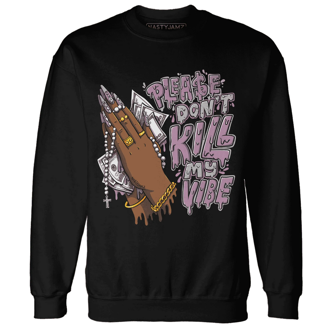 Orchid-Neutral-Grey-Black-White-4s-Sweatshirt-Match-Please-Don&