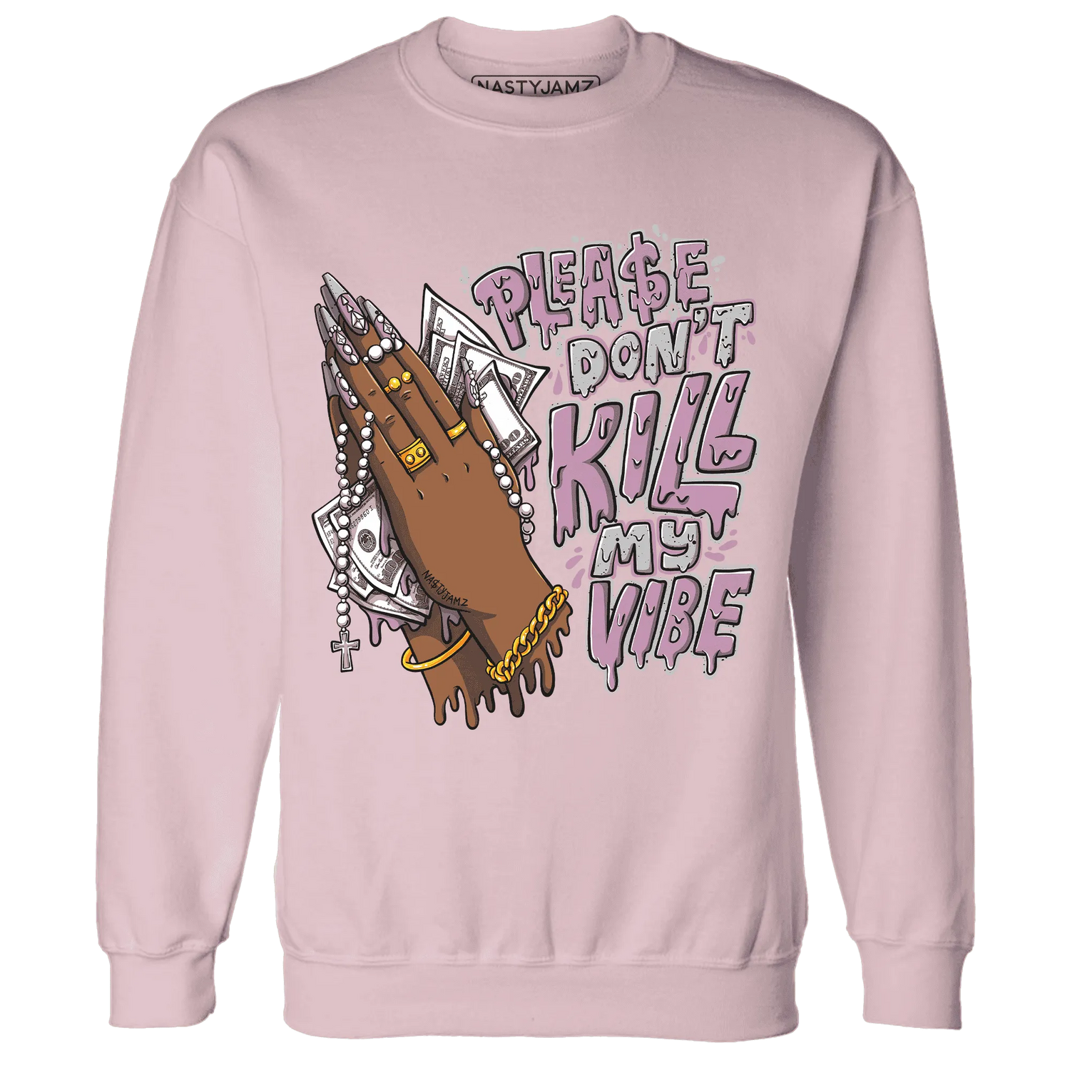 Orchid-Neutral-Grey-Black-White-4s-Sweatshirt-Match-Please-Don&
