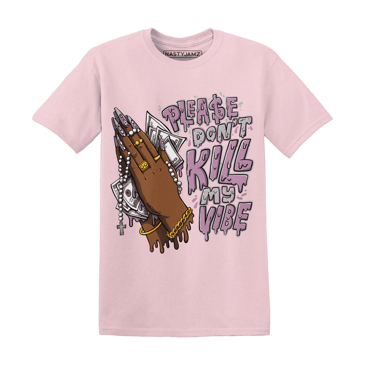 Orchid-Neutral-Grey-Black-White-4s-T-Shirt-Match-Please-Don&