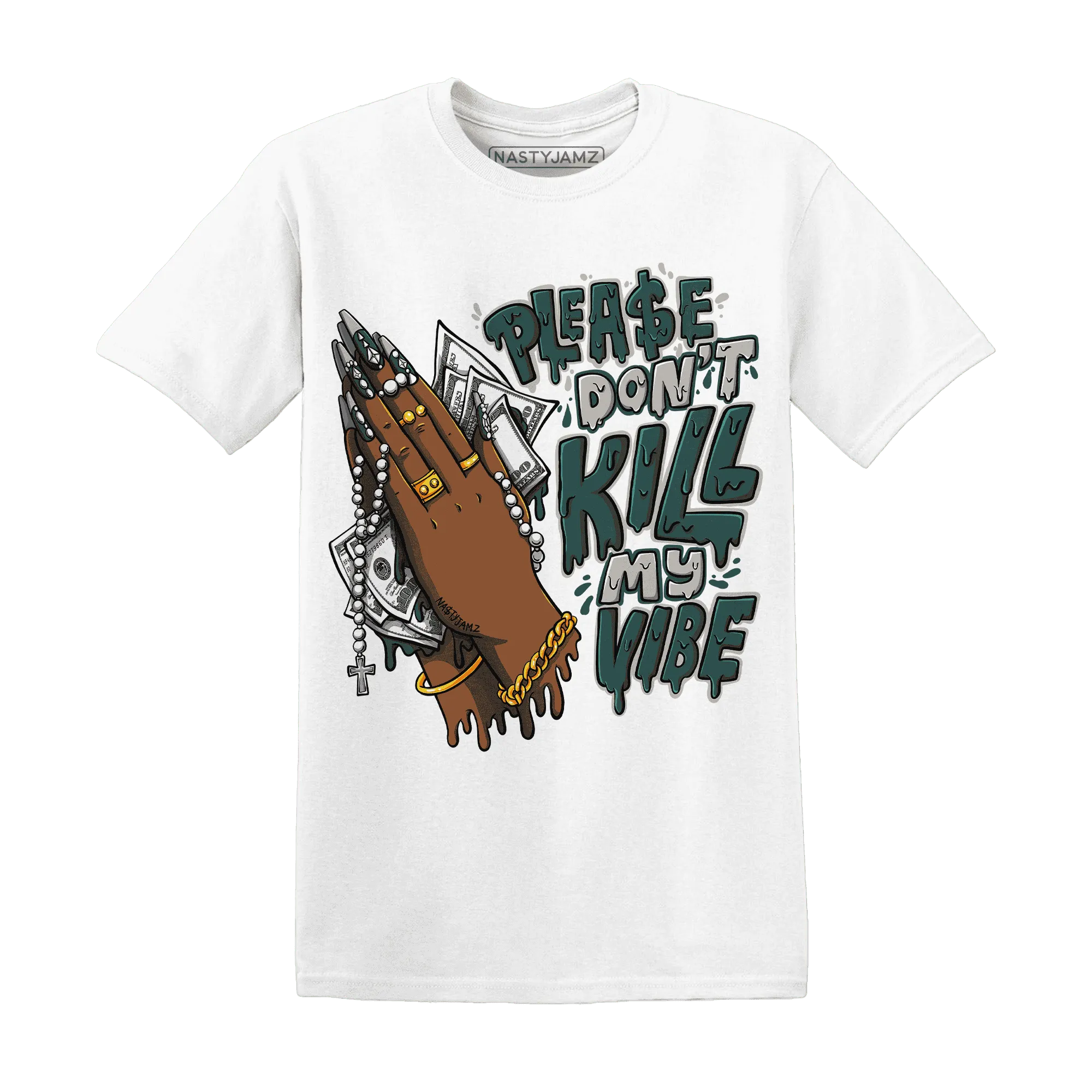 NastyJamz-Oxidized-Green-4s-T-Shirt-Match-Please-Don&