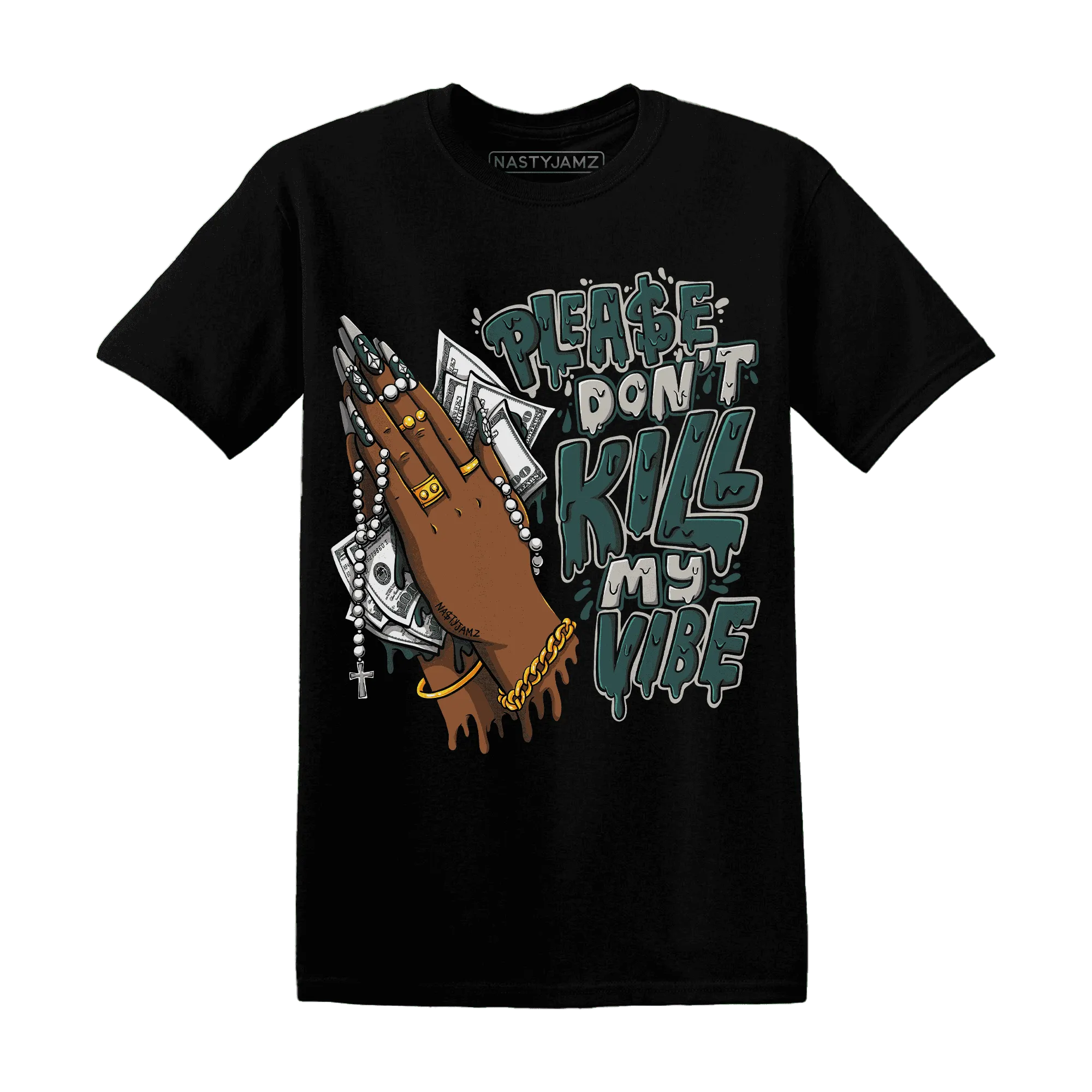 NastyJamz-Oxidized-Green-4s-T-Shirt-Match-Please-Don&