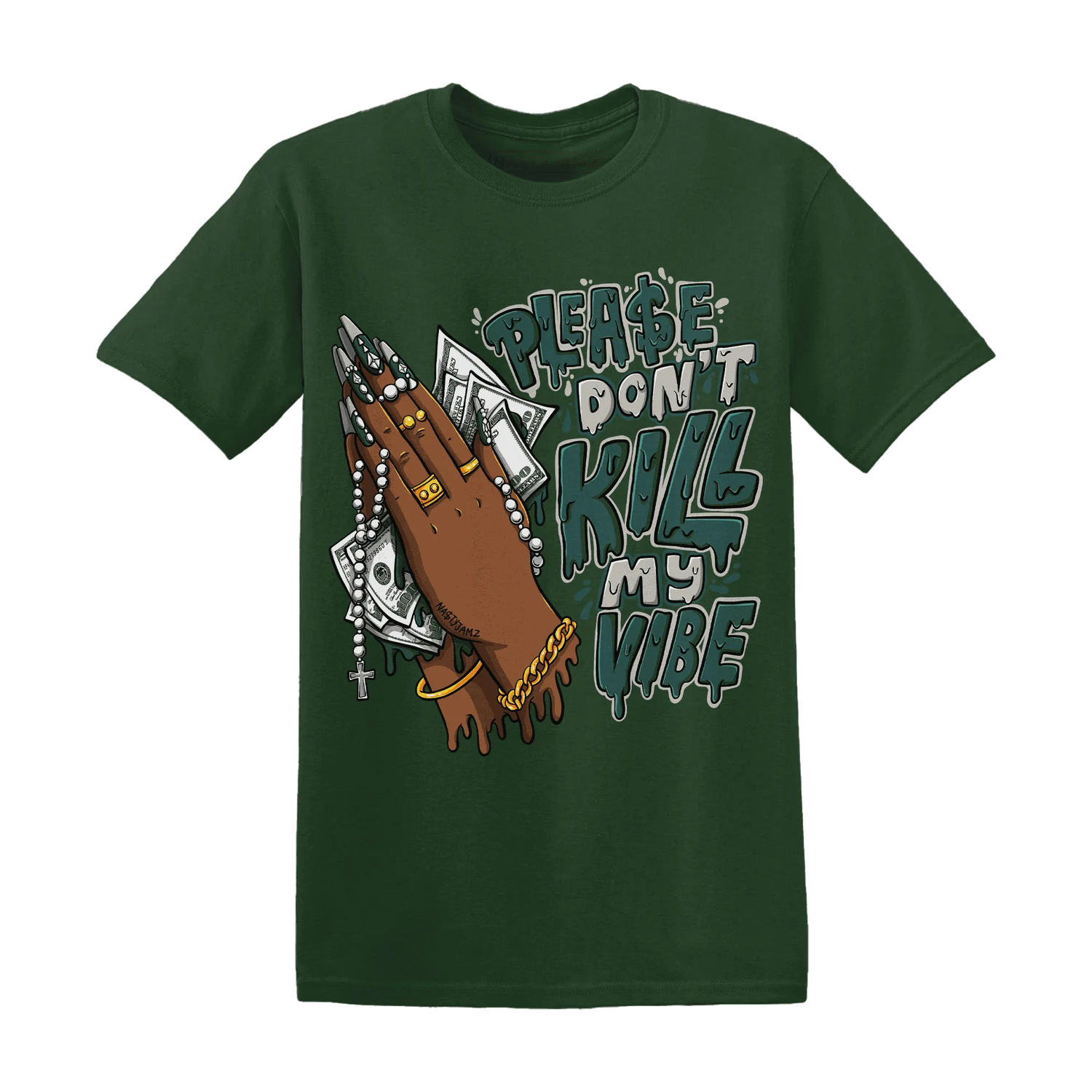 NastyJamz-Oxidized-Green-4s-T-Shirt-Match-Please-Don&