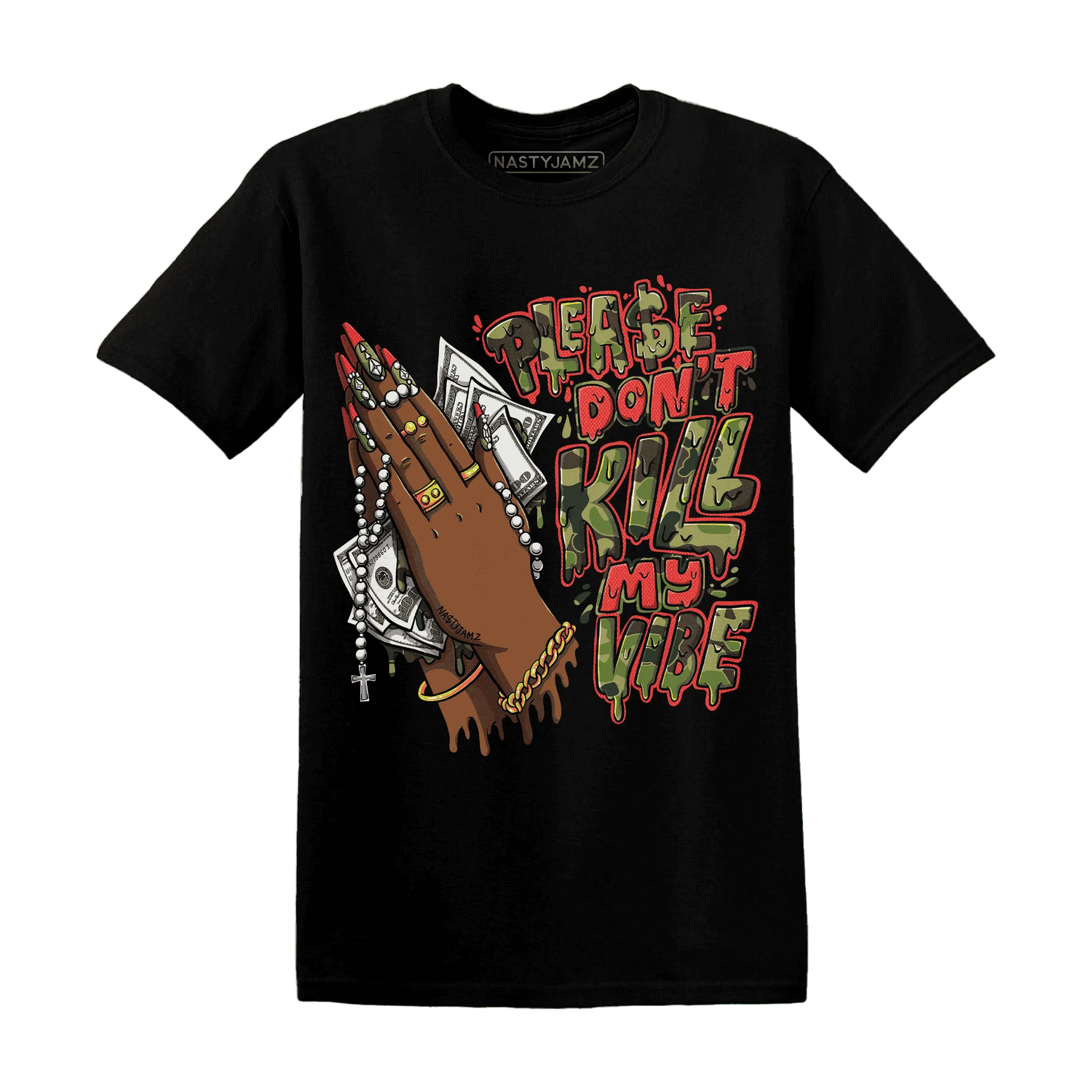 AM-90-Dark-Sage-Solar-Red-T-Shirt-Match-Please-Don&