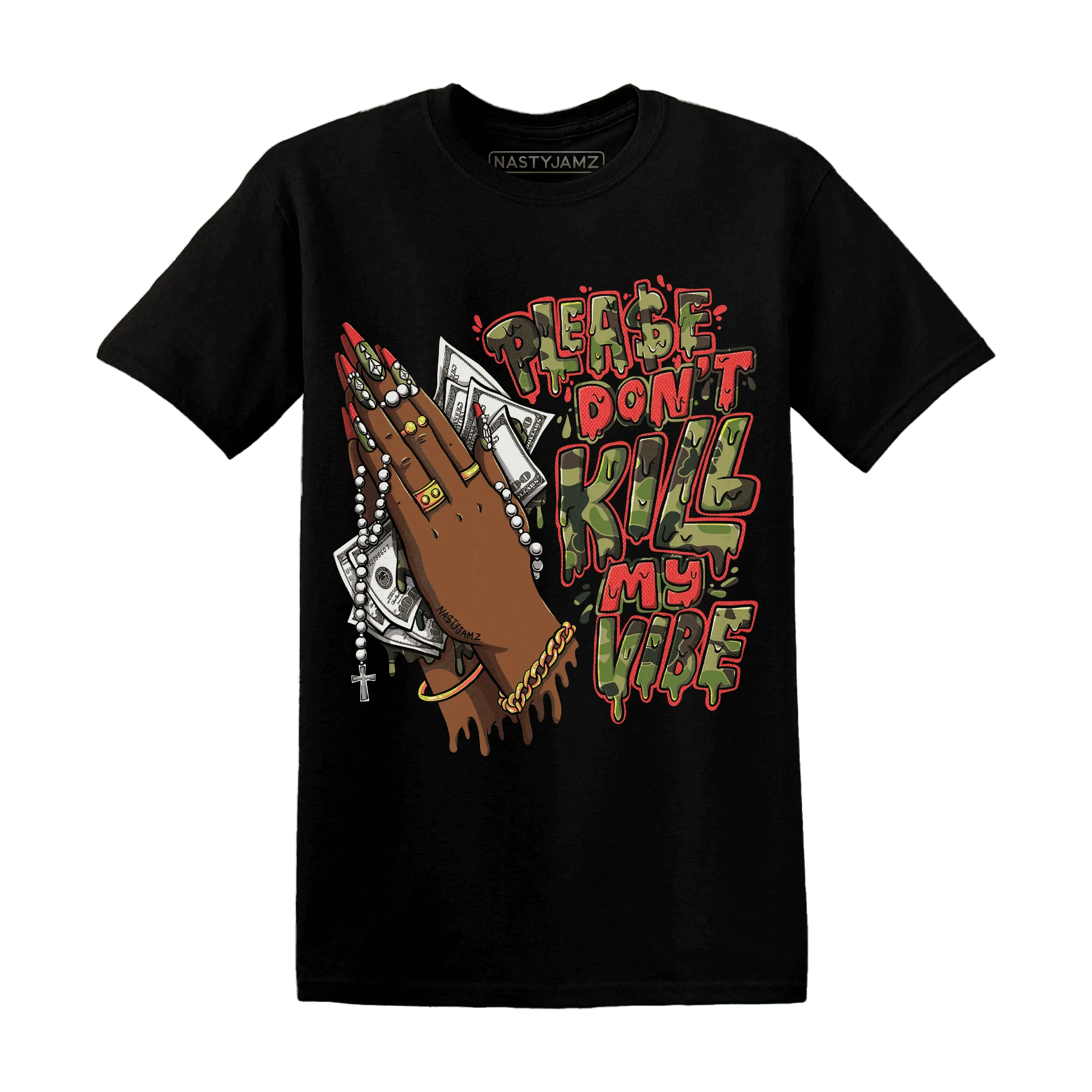AM-90-Dark-Sage-Solar-Red-T-Shirt-Match-Please-Don&