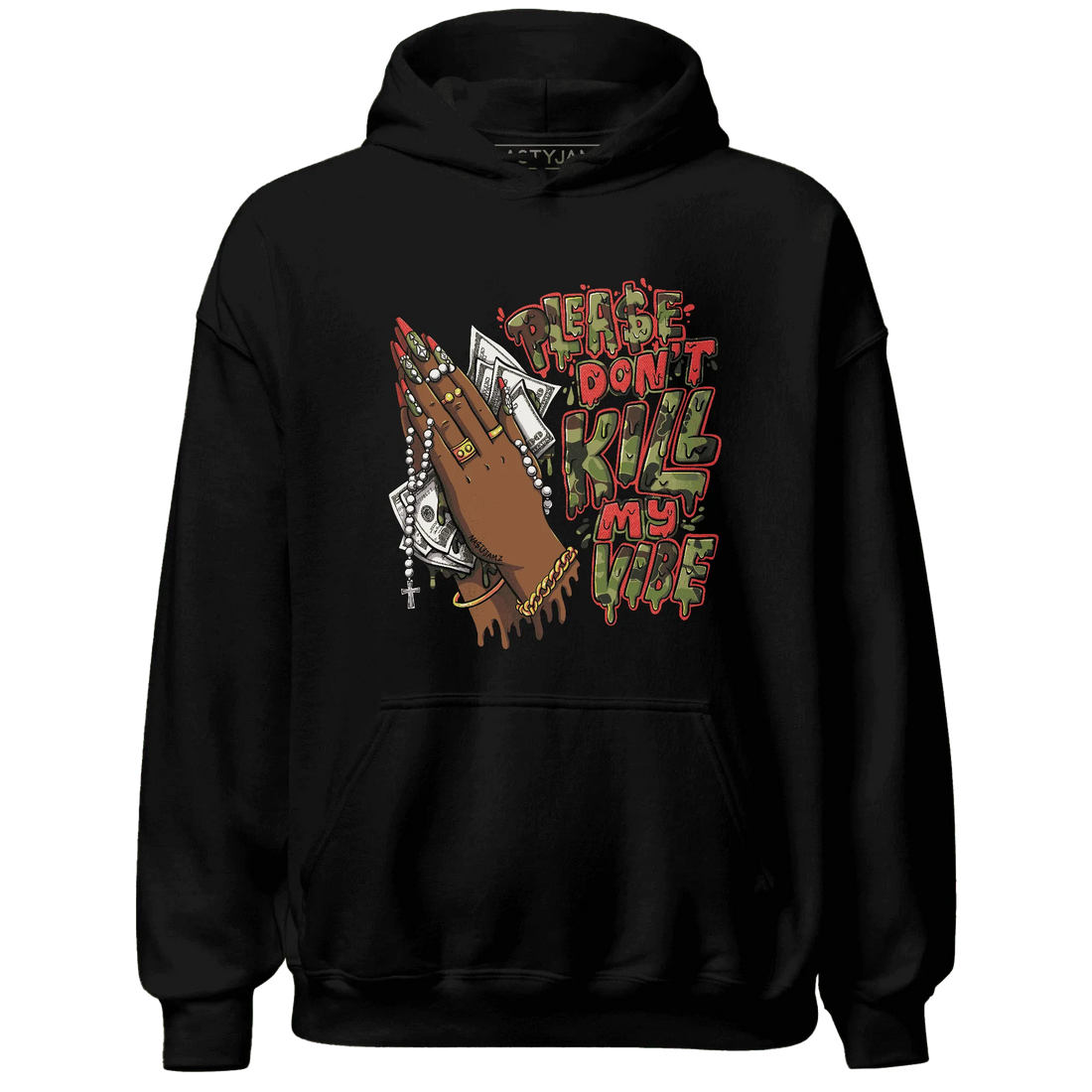 AM-90-Dark-Sage-Solar-Red-Hoodie-Match-Please-Don&