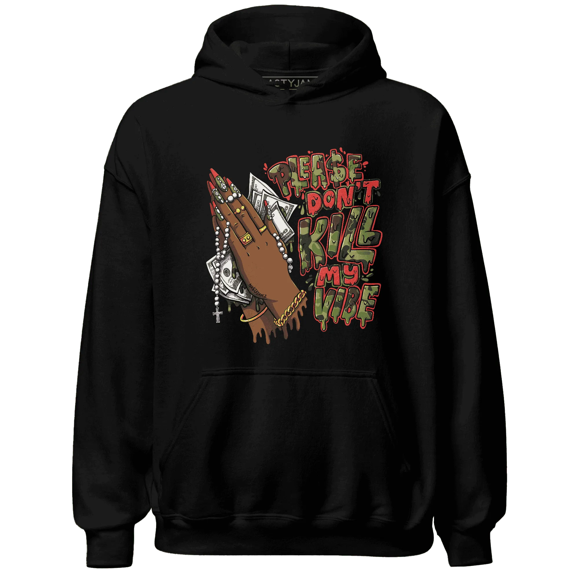 AM-90-Dark-Sage-Solar-Red-Hoodie-Match-Please-Don&