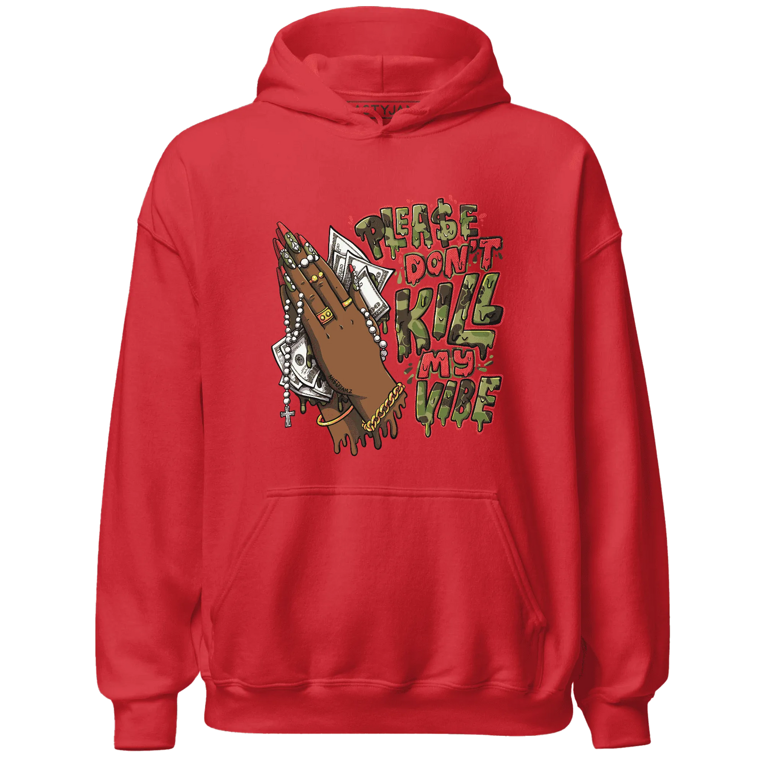 AM-90-Dark-Sage-Solar-Red-Hoodie-Match-Please-Don&