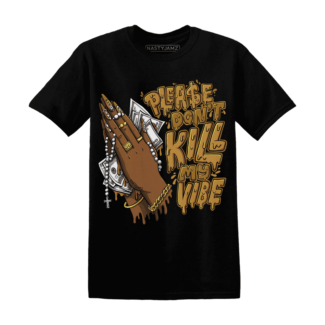 NastyJamz-Wheat-13s-T-Shirt-Match-Please-Don&