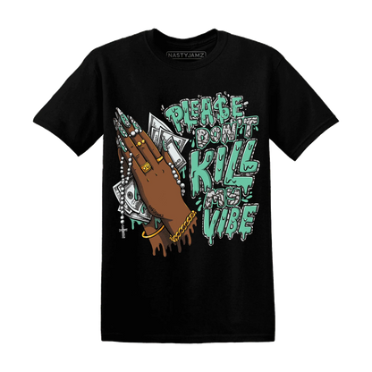 NastyJamz-Green-Glow-3s-T-Shirt-Match-Please-Don&