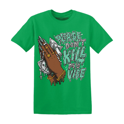 NastyJamz-Green-Glow-3s-T-Shirt-Match-Please-Don&