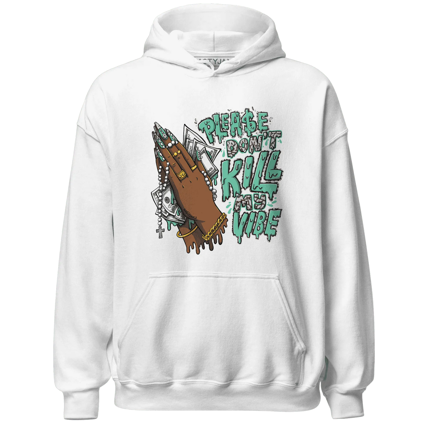 NastyJamz-Green-Glow-3s-Hoodie-Match-Please-Don&