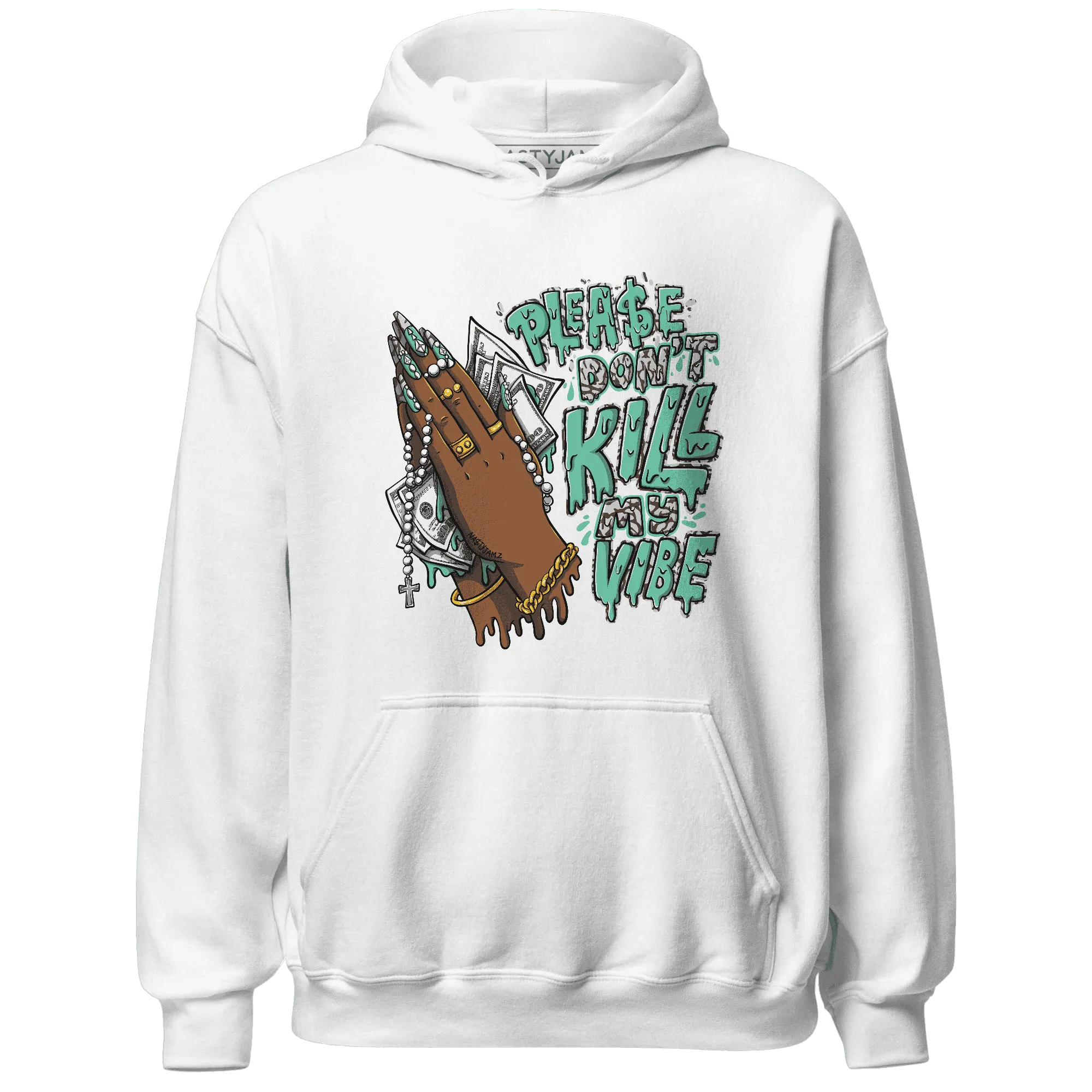 NastyJamz-Green-Glow-3s-Hoodie-Match-Please-Don&