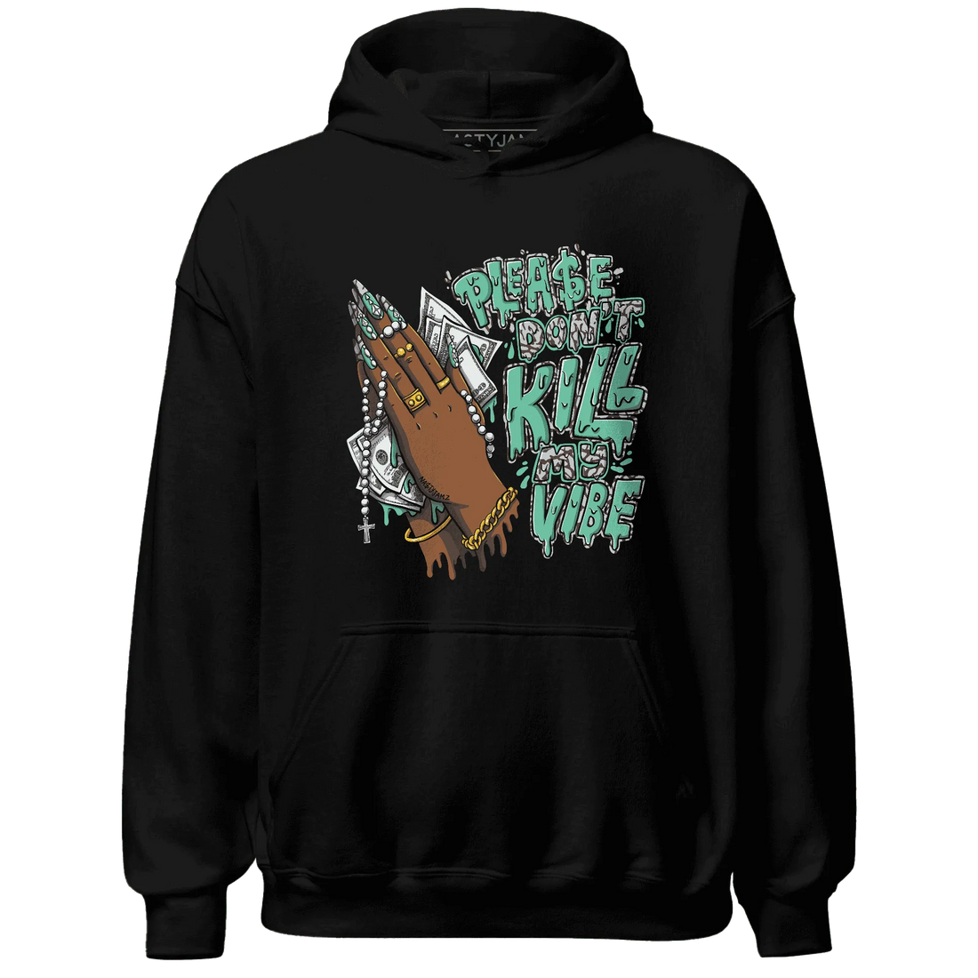 NastyJamz-Green-Glow-3s-Hoodie-Match-Please-Don&