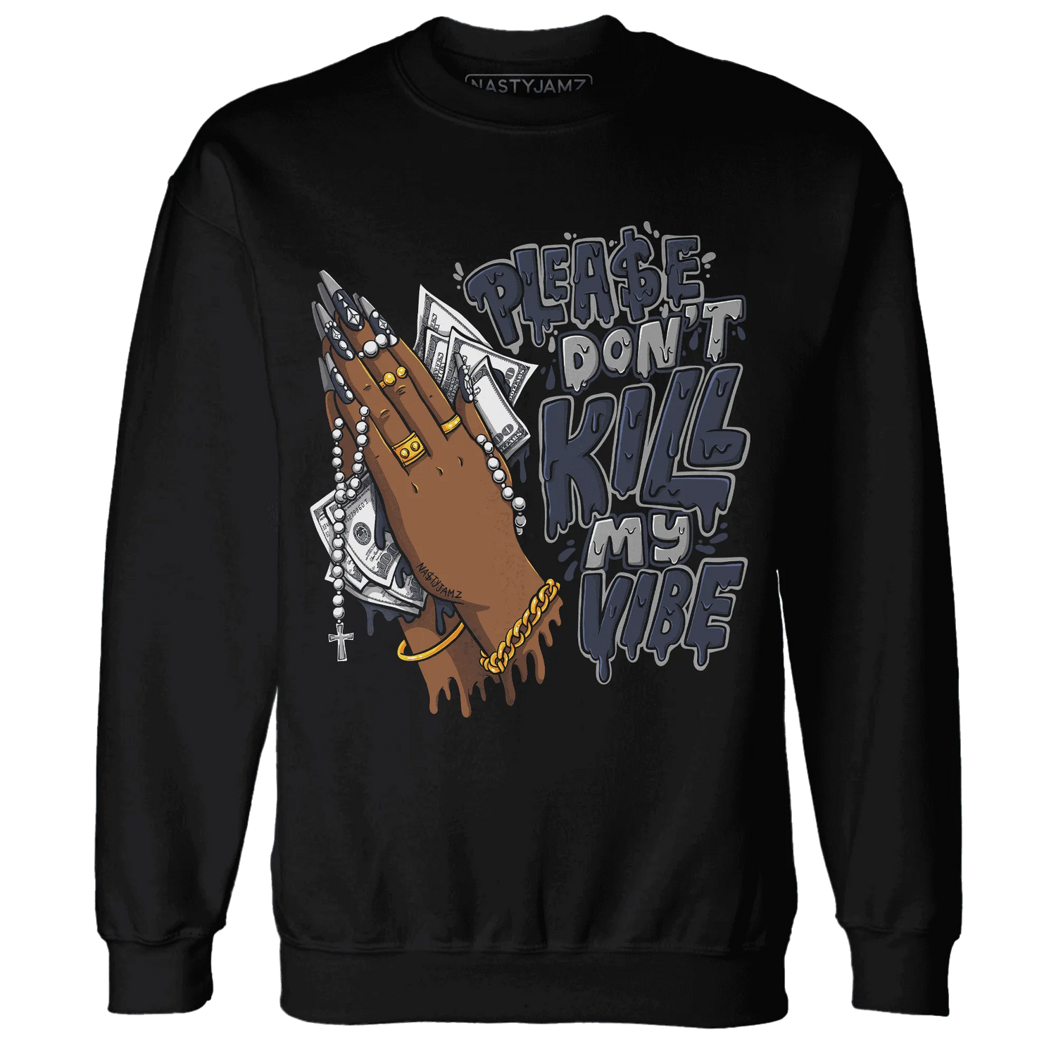 VaporMax-Plus-Midnight-Navy-White-Metallic-Silver-Sweatshirt-Match-Please-Don&
