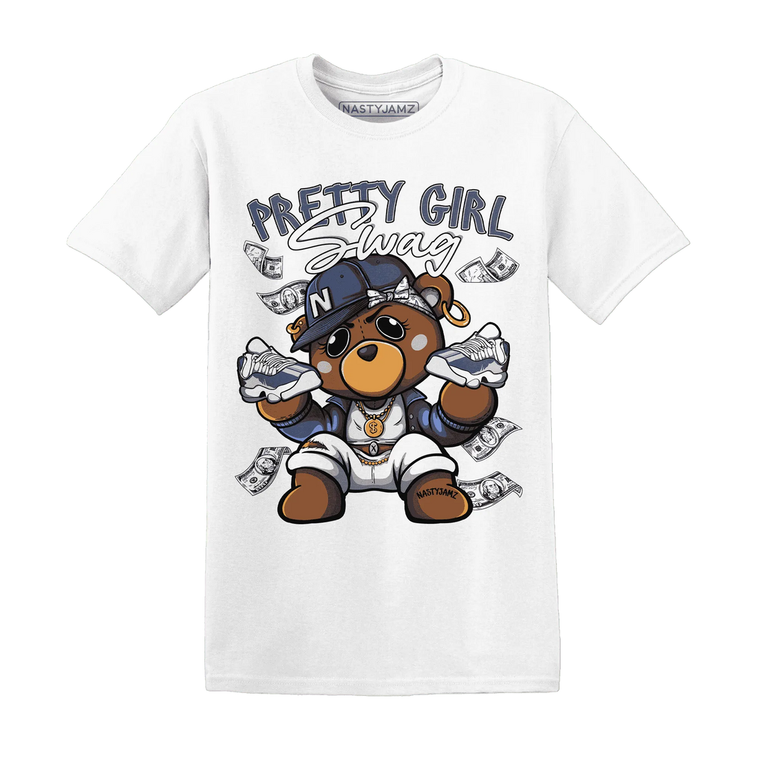 Low-Diffused-Blue-11s-T-Shirt-Match-Pretty-BERNIE