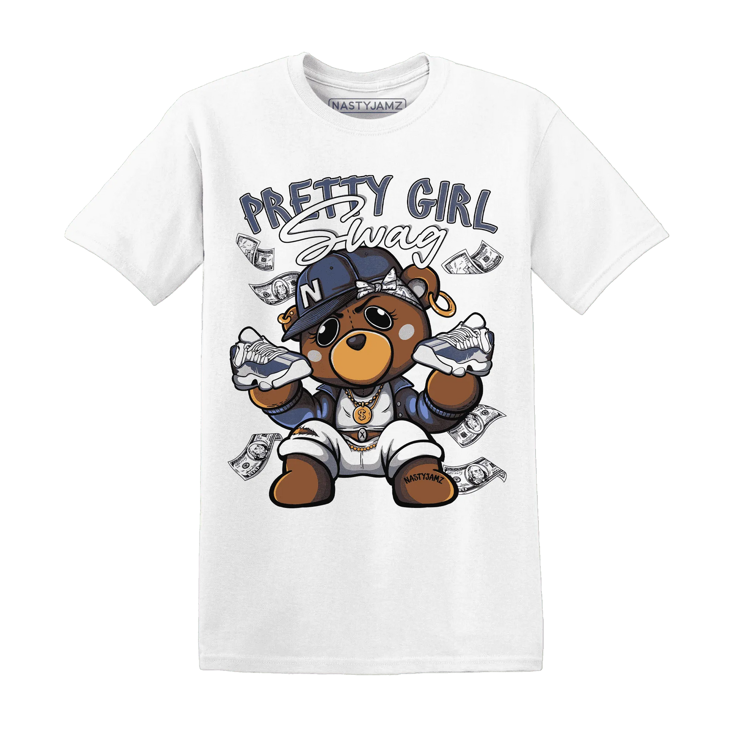 Low-Diffused-Blue-11s-T-Shirt-Match-Pretty-BERNIE