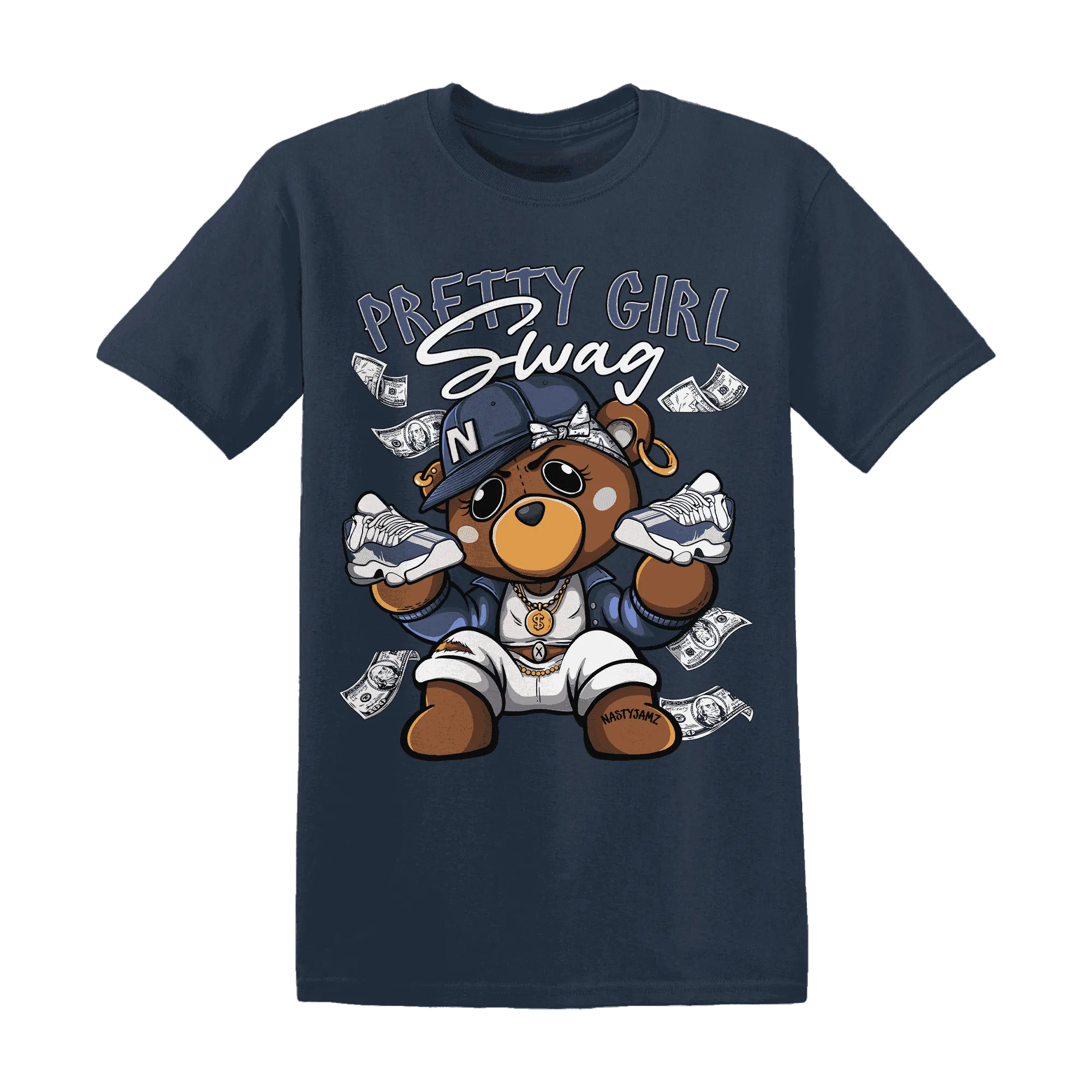 Low-Diffused-Blue-11s-T-Shirt-Match-Pretty-BERNIE