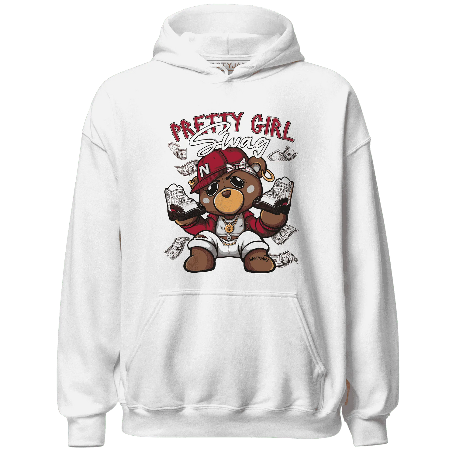 Retro-Red-Taxi-12s-Hoodie-Match-Pretty-BERNIE