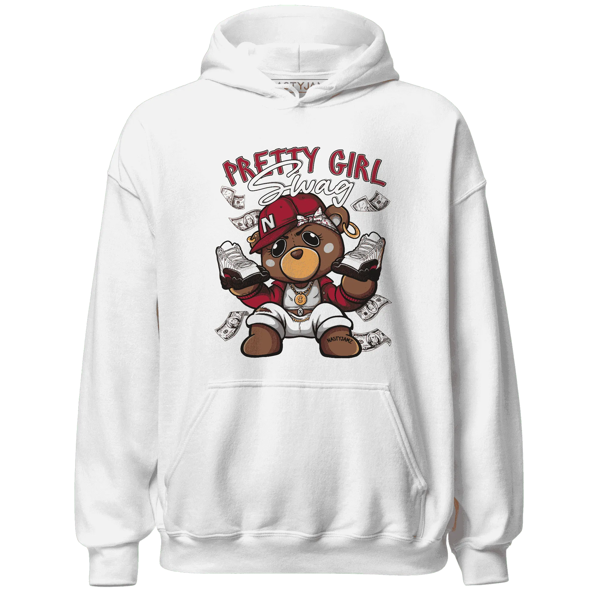 Retro-Red-Taxi-12s-Hoodie-Match-Pretty-BERNIE