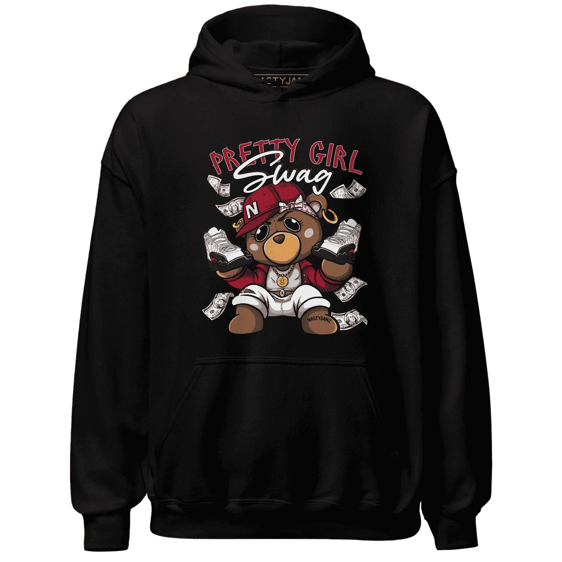 Retro-Red-Taxi-12s-Hoodie-Match-Pretty-BERNIE