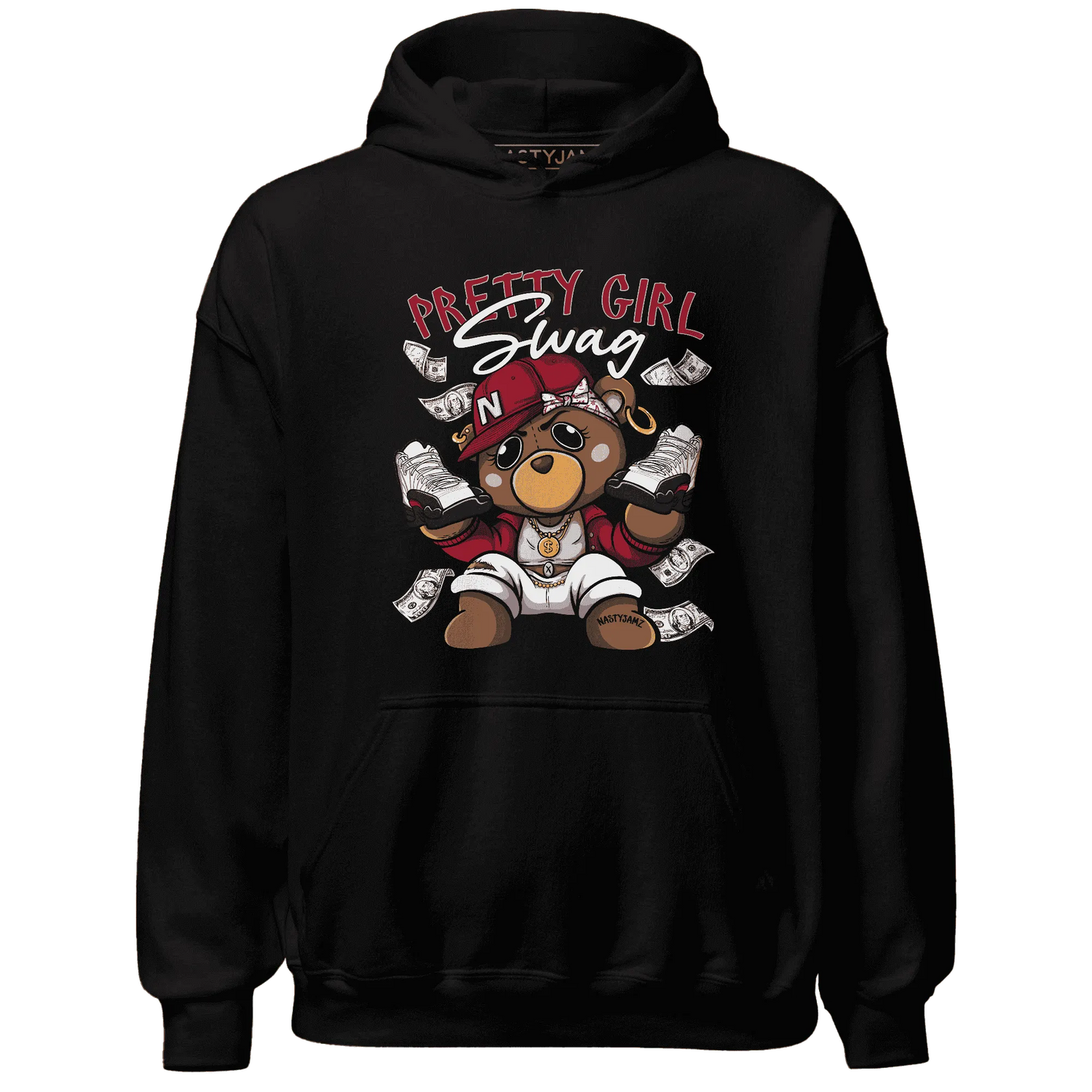 Retro-Red-Taxi-12s-Hoodie-Match-Pretty-BERNIE