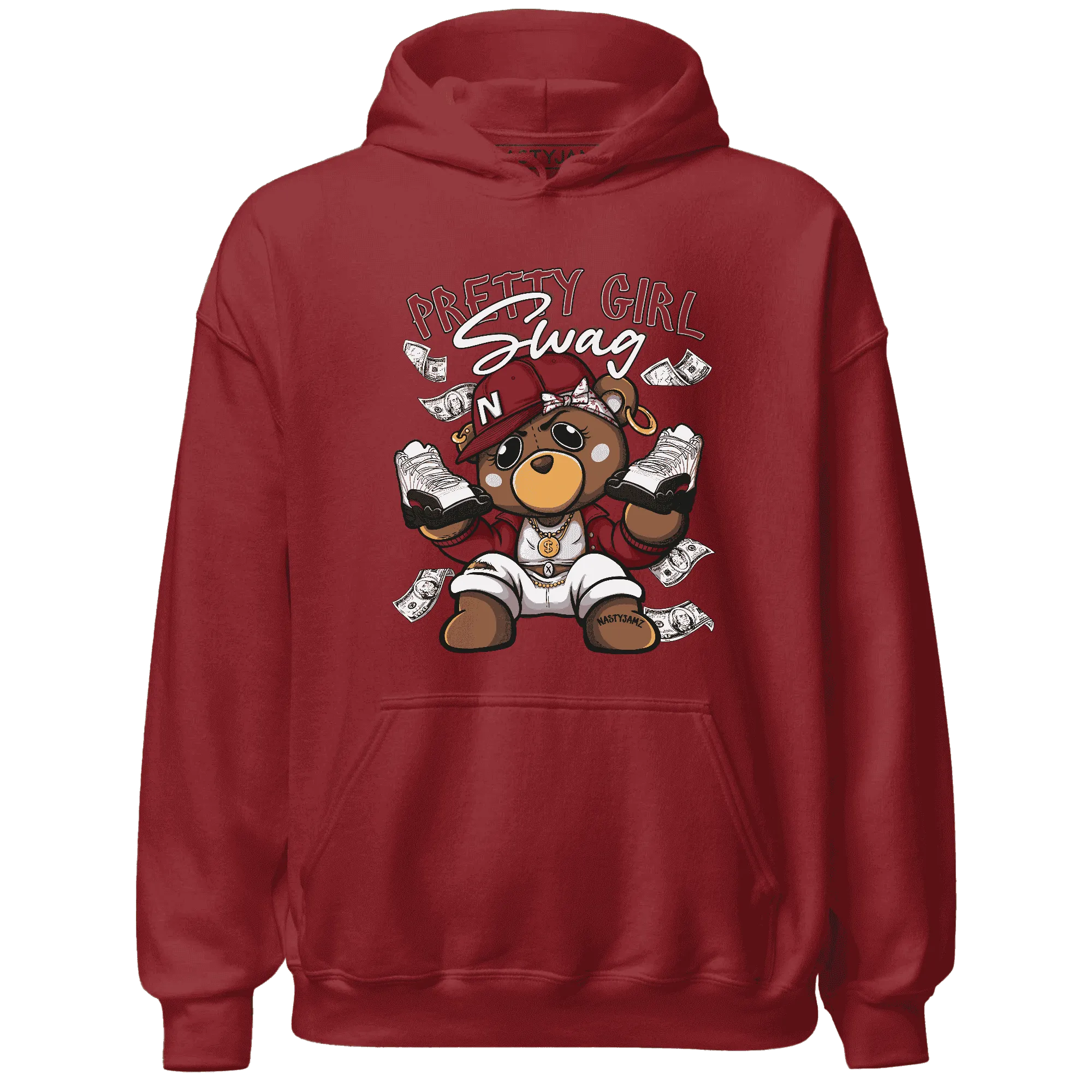Retro-Red-Taxi-12s-Hoodie-Match-Pretty-BERNIE
