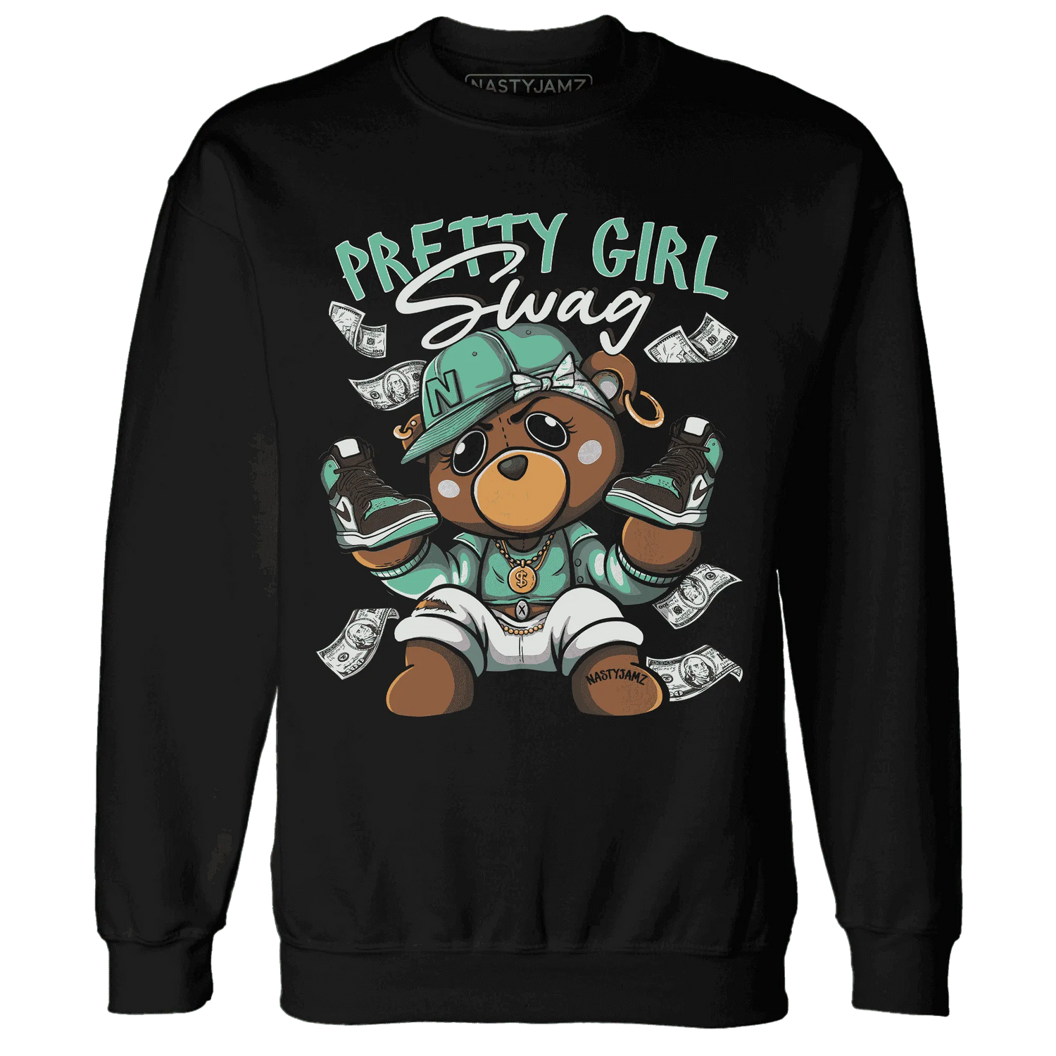 High-OG-Green-Glow-1s-Sweatshirt-Match-Pretty-BERNIE