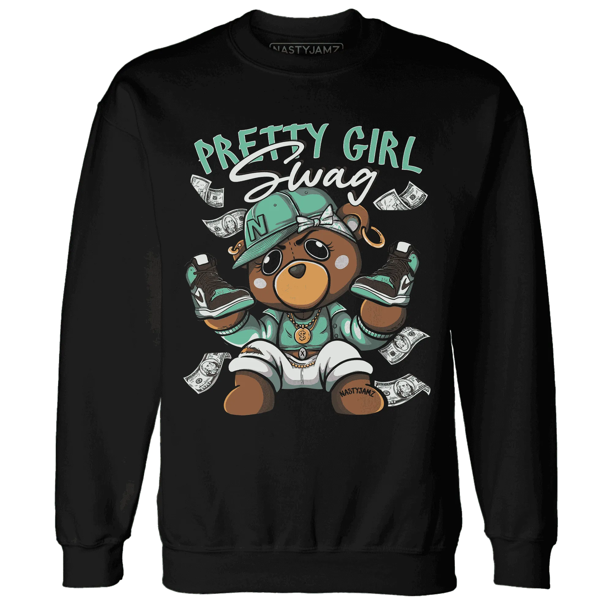 High-OG-Green-Glow-1s-Sweatshirt-Match-Pretty-BERNIE