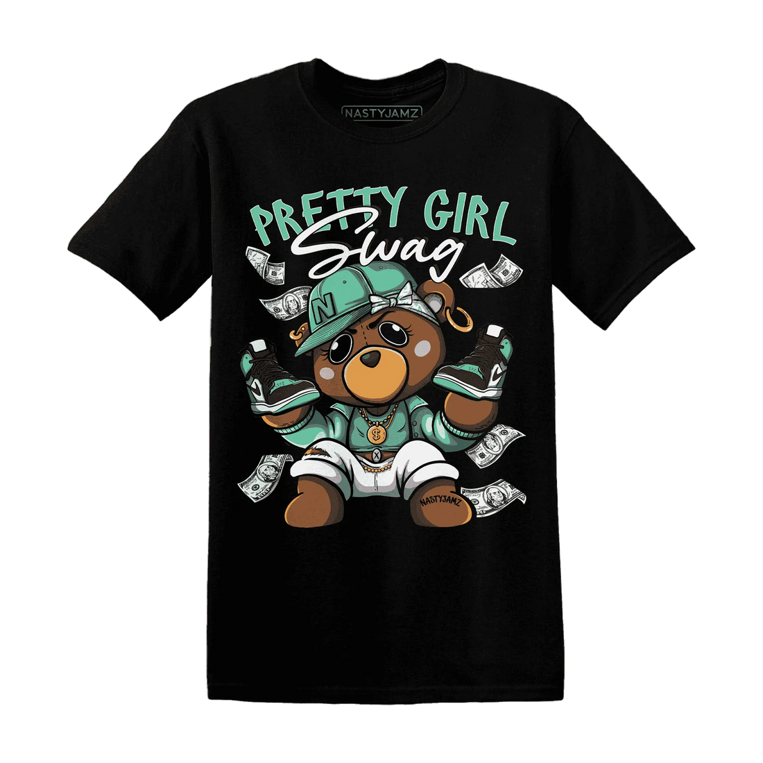 High-OG-Green-Glow-1s-T-Shirt-Match-Pretty-BERNIE